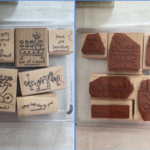 Stampin’ Up! Love Ya Bunches - Wood Set - Picture 1 of 5